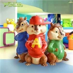 Alvin and The Chipmunks-statuen
